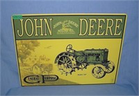 John Deere Tractor retro style advertising sign