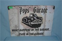 Pops garage what happens in the garage stays in th