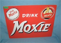 Drink moxie retro style advertising sign