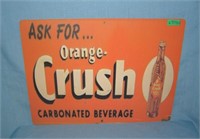 Ask for Orange Crush retro style advertising sign