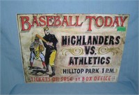 Baseball Today Highlandes vs. the Althelics retro