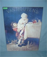 Vanhouten's Cocoa retro style advertising sign