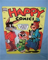 Happy Comics retro style advertising sign