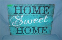 Home Sweet Home retro style advertising sign