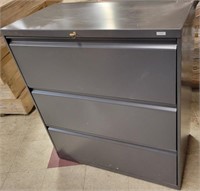 Hon 3 Drawer Lateral Charcoal - Like New