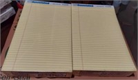 24 - 8-1/2" x 14" Legal Pads, Canary, Brand New