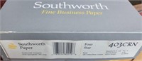 500 sheets Southworth Bond Paper, Numbered, New