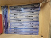 12 each 12" Ruler - New