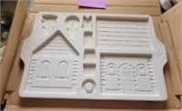 Longaberger 1995 Gingerbread County College Mold