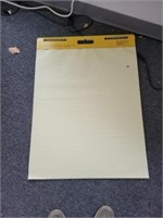 2PK Easel Pads, Yellow, Self Sticking, New