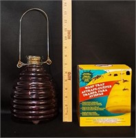 Wasp Traps-Purple Glass/Yellow Plastic