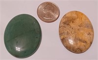 Natural Green Adventurine & Crazy Lace Agate Worry
