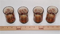Vintage Tree Juice Glasses