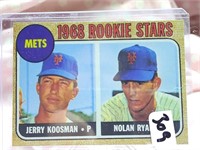 1968 Mets Jerry Koosman Nolan Ryan custom reprint