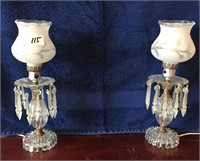 Crystal glass lamps
