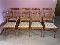Set of 8 roseback chairs