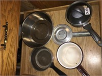 Pans and cookie sheets