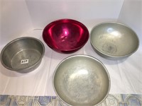 Alluminum bowls