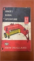 Original NH 67 Baler Manual