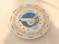 1984 Columbia Calendar Plate