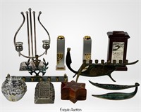 Jewish Judaica Decorative Objects Assortment