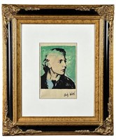 Andy Warhol (in Style) Pop Art Self Portrait