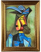Pablo Picasso (in style) Dora Maar Oil Painting