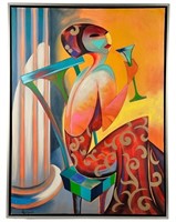 Alexander Archipenko (in Style)-Modernist Painting