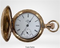 Antique c.1897 Elgin Pocket Watch in 14k Gold Case
