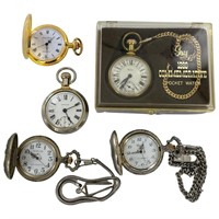 Assortment of Vintage Pocket Watches