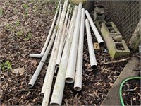 Lot of PVC Pipe 3/4” to 4” SCH 4 Longest 16’