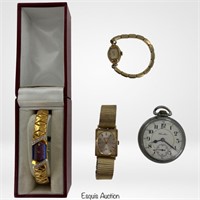 Wrist Watches & Pocket Watch- Longines, Hamilton