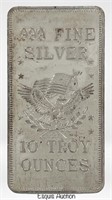 APM 10 Troy Ounces .999 Fine Silver Bullion Bar