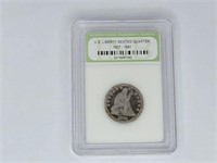 1891 US Seated Liberty Quarter Coin