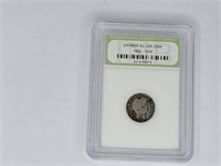 1913 Barber Silver Dime Coin