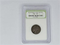 1944 Silver World War II Nickel Coin