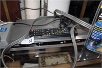 TOSHIBA DVD WITH REMOTE & CORDS