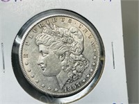 USA- 1897 Morgan silver dollar
