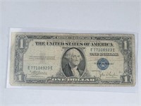 1935 C Silver Certificate Dollar Bill