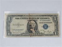 1935 D Silver Certificate Dollar Bill
