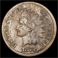 1874 Indian Head Cent NICELY CIRCULATED