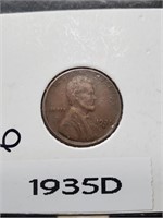 1935-D Wheat Back Penny