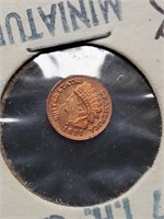 Miniature 1877 Indian Head Penny