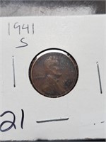 1941-S Wheat Back Penny