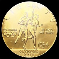 1984-W US Olympic .50oz Gold $10 GEM PROOF