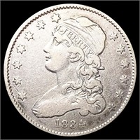 1834 Capped Bust Quarter LIGHTLY CIRCULATED