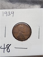 1934 Wheat Back Penny
