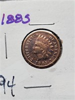 1885 Indian Head Penny Old Cleaning