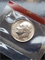 Uncirculated 1993-D Roosevelt Dime In Mint Cello