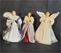 Three Angel Tree Toppers